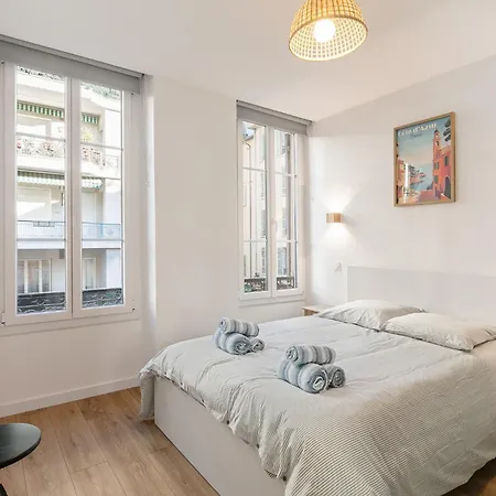 Elegant 2 Pieces Nicois - Carre D'or - Centre - A 2 Min Apartman *