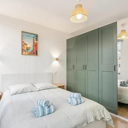 Elegant 2 Pieces Nicois - Carre D'or - Centre - A 2 Min Apartman Nizza